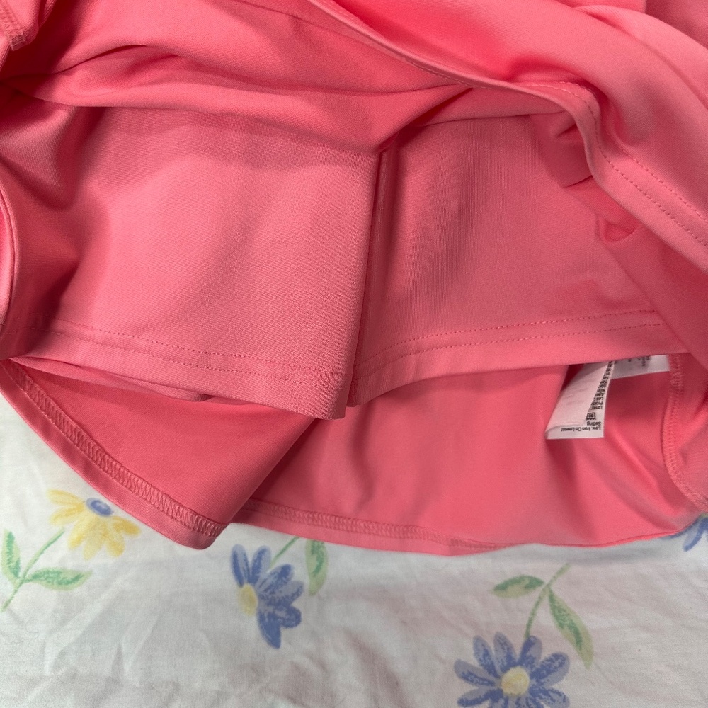 NWT J.Crew Pink Active w/ shorts womens tennis dress XXS adjustable